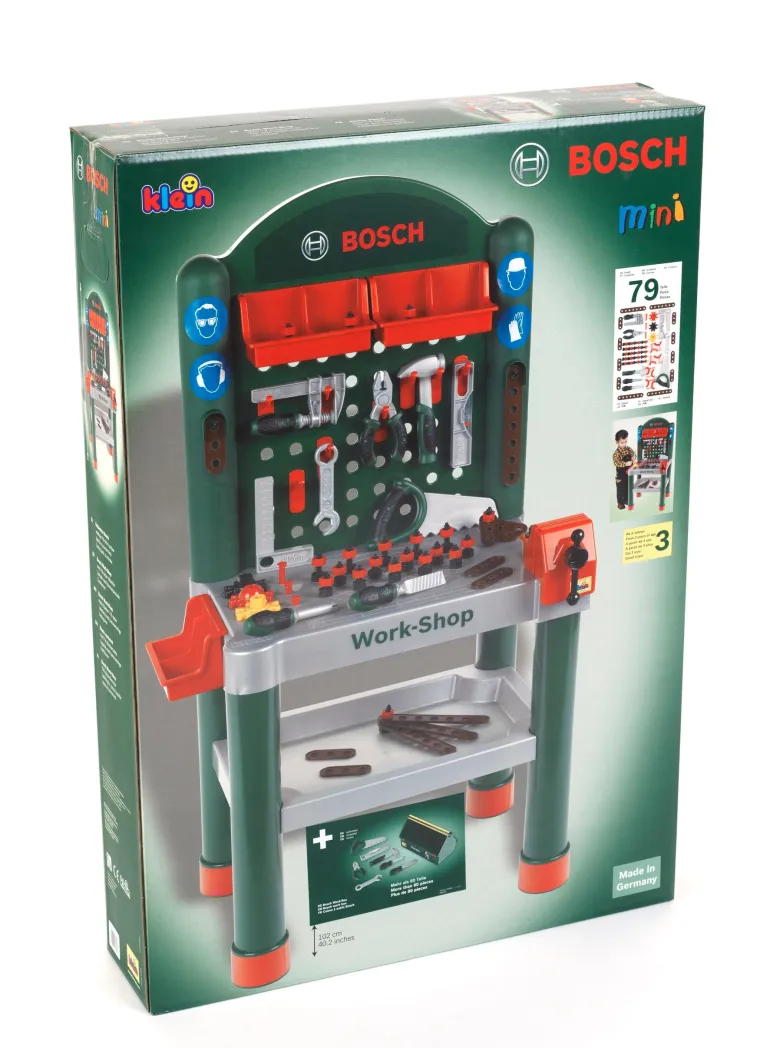 Établi Bosch Work-Shop avec caisse à outils garnie