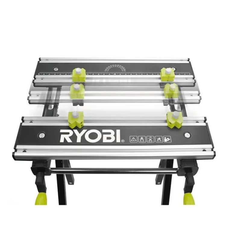 Établi pliable alu et acier pivotant RYOBI