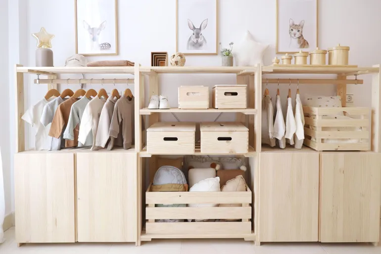 Étagère Nova en bois 3 tablettes 111x43x76,7 cm