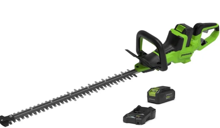 Taille-haie sans fil 48V 66cm 30mm (1x2Ah) GREENWORKS