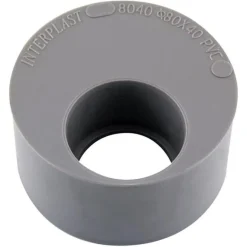 Tampon de réduction PVC évacuation Ø80x40