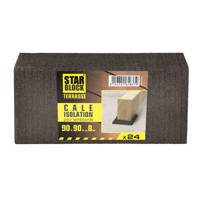 Tampon isolation pour lambourde (x24) STARBLOCK