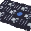 Tapis isolant Pattes pour chien 120x75cm bleu ZOLUX