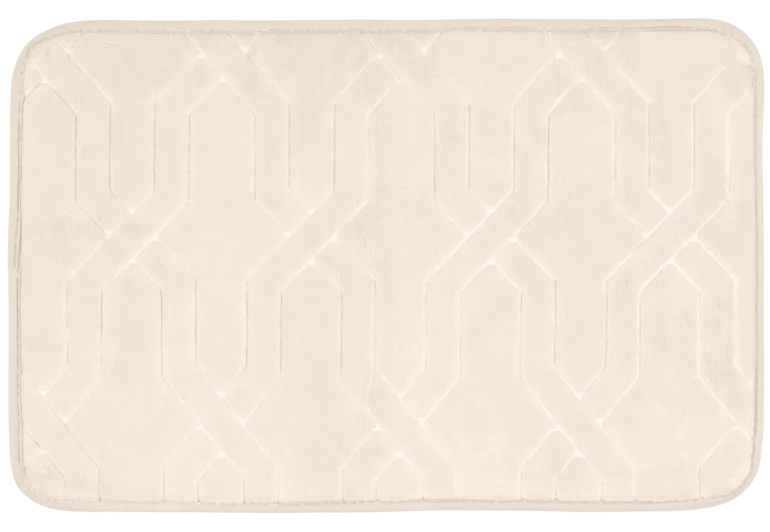 Tapis de bain Allstar Camiers blanc 40x60cm