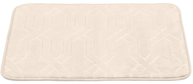 Tapis de bain Allstar Camiers blanc 40x60cm