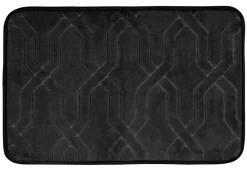 Tapis de bain Allstar Camiers noir 40x60 cm
