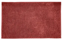 Tapis de bain Allstar chenille rouge 50x80 cm