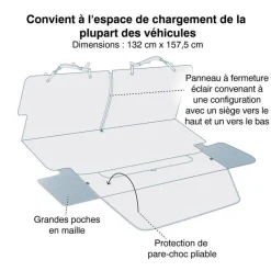 Tapis de protection de coffre Cargo cape noir