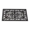 Tapis d'extérieur classique caoutchouc noir 45x75 cm