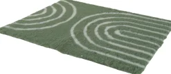 Tapis isolant pour chien et chat motif arches 75X95cm vert