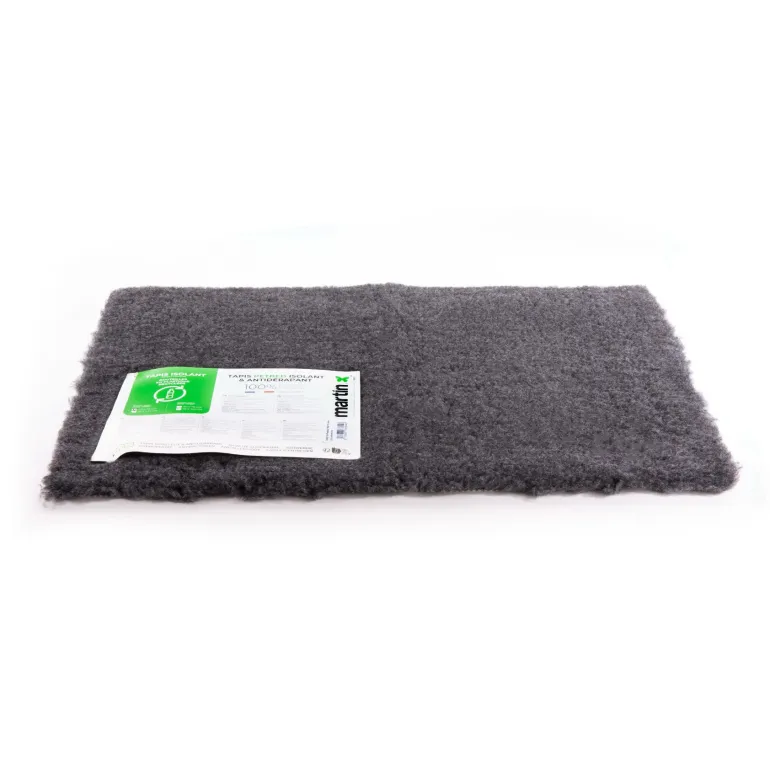 Tapis pour chien Petbed 10x0,75m gris et blanc