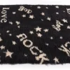 Tapis pour chien Petbed 10x0,75m noir et beige motif Rock