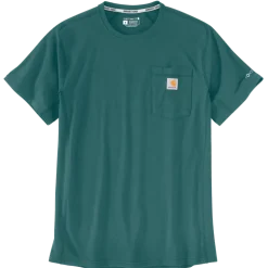 Tee-shirt à manches courtes Force Relaxed vert CARHARTT
