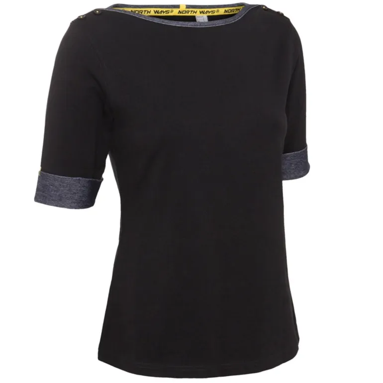 Tee-shirt Marine femme noir NORTH WAYS