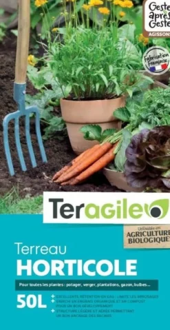Terreau horticole 50L TERAGILE