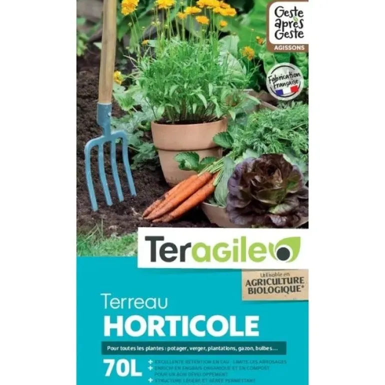Terreau horticole UAB 70 L TERAGILE