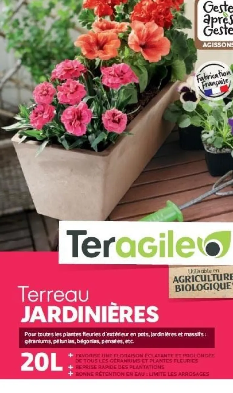 Terreau jardinières UAB 20L