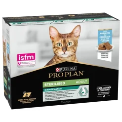Terrine pour chat adulte stérilisé Cabillaud 10x75g