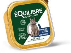 Terrine pour chat stérilisé thon et courgettes 85g E&I