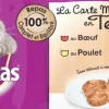 Terrine pour chat 4 variétés viande/poisson 4x400g