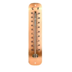 Thermomètre plaqué cuivre