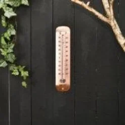 Thermomètre plaqué cuivre