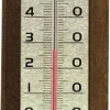 Thermomètre imitation bois 16 cm