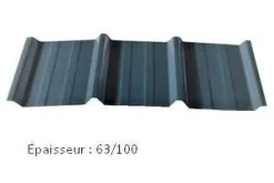 Tôle bac acier de couverture Novobac 1000 gris