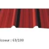 Tôle bac acier de couverture Novobac 1000 rouge tuile