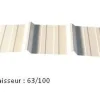 Tôle bac acier de couverture Novobac 1000 jaune Sahara
