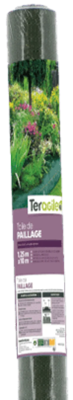 Toile de paillage 1,25 x 10 m vert TERAGILE