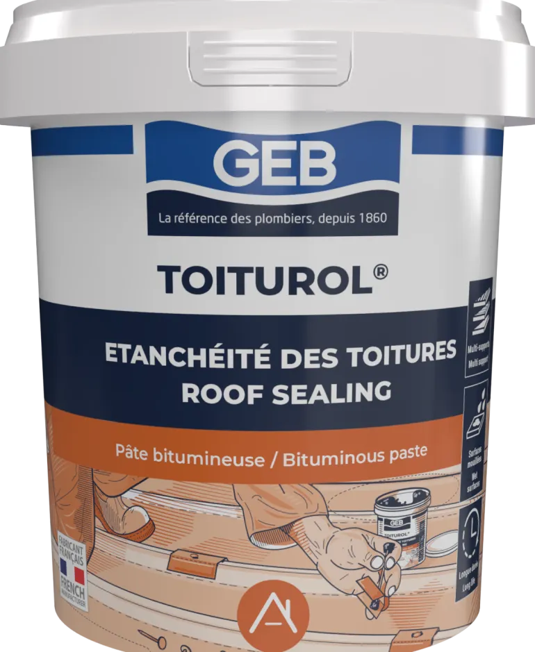 TOITUROL Pâte bitumeuse pour étanchéité des toitures