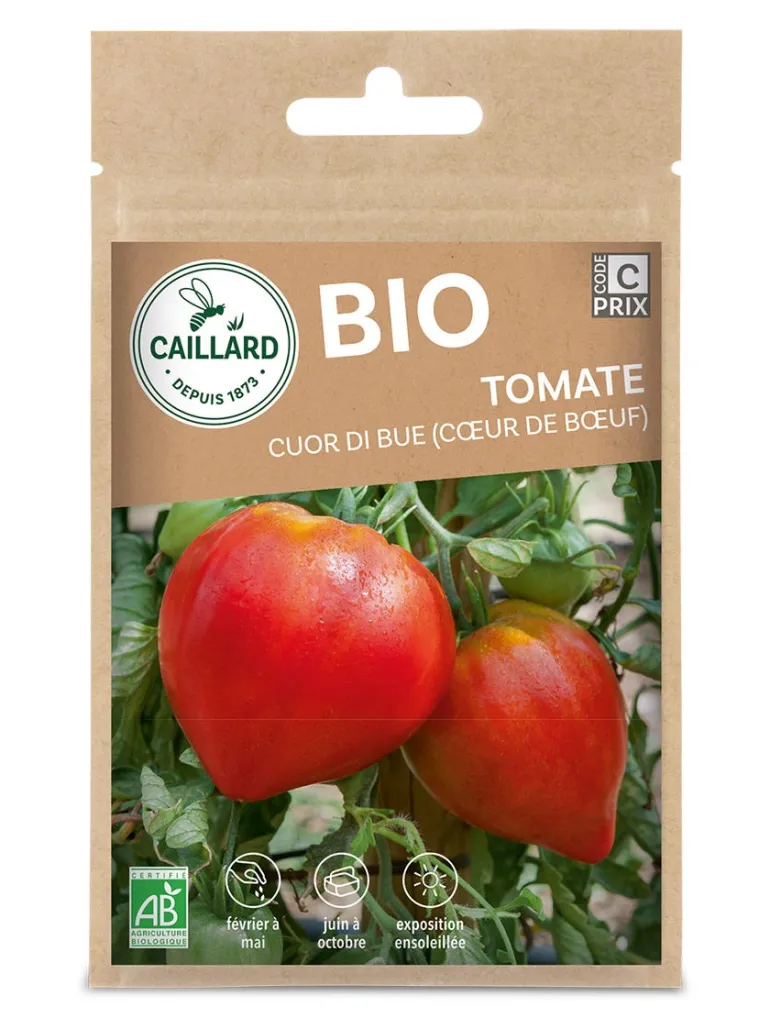 Tomate Cuor Di Bue (Coeur de Boeuf) Bio 0,15g CAILLARD