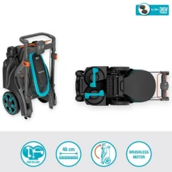 Tondeuse PowerMax Duo 46/36V P4A + 2 batteries 4Ah GARDENA