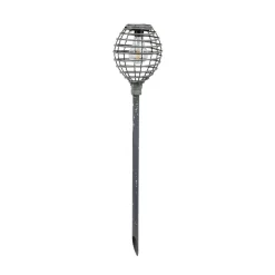 Torche solaire à LED Lumina Gris