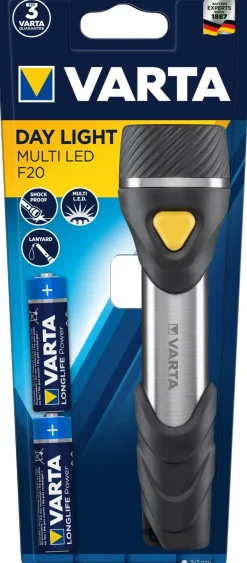 Torche day light multi LED F20 + 2 AA