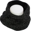 Tour de cou Orion en maille doublure polaire noir