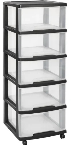 Tour essentials 5x20l avec roulettes