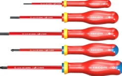 Tournevis Protwist isolés 1000 V 5 pièces FACOM