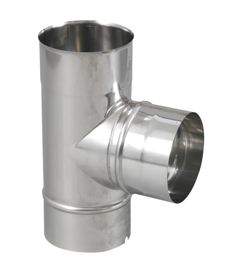 Té équerre inox 304 Ø180mm