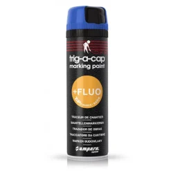Traceur de chantier base solvant Trig-a-cap Extra Bleu Fluo