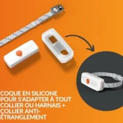 Traceur GPS pour chat Weenect XS (White Edition 2023)