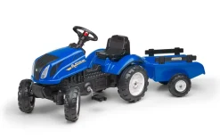 Tracteur à pédales New Holland avec remorque FALK