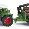 Tracteur avec remorque forestière