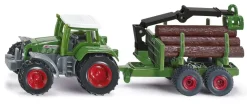 Tracteur avec remorque forestière