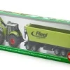 Tracteur Claas avec remorque