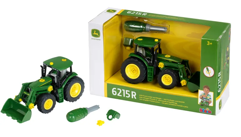 Tracteur John Deere à monter avec chargeur frontal 1:24