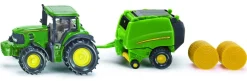 Tracteur John Deere + presse