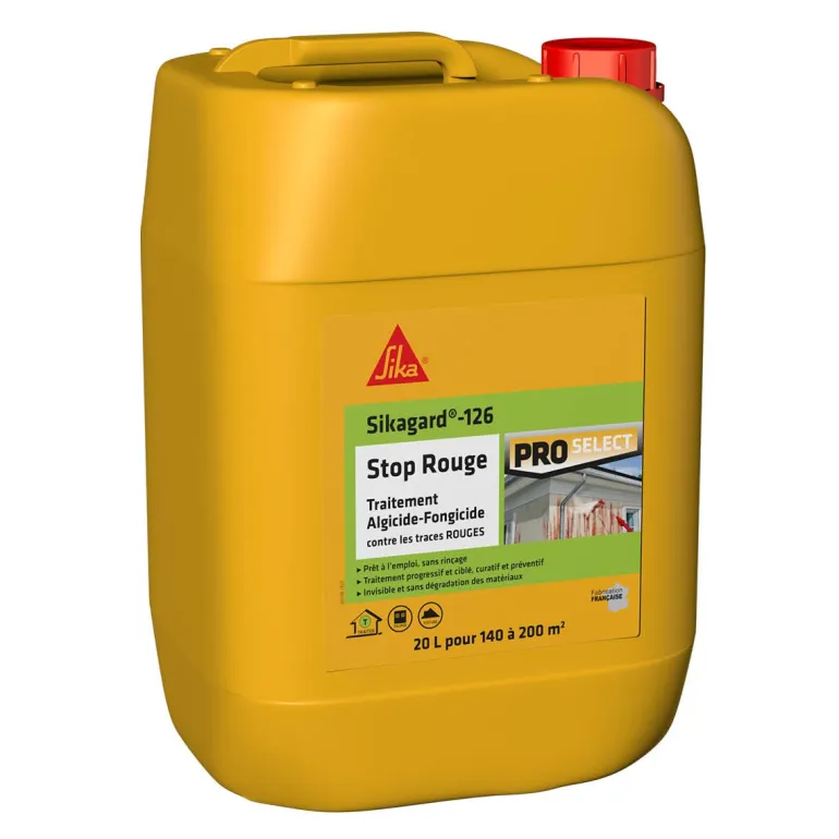 Traitement algicide/fongicide Sikagard -126 Stop Rouge - 20L