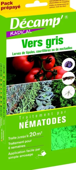 Traitement par nématodes contre les vers gris 20m²